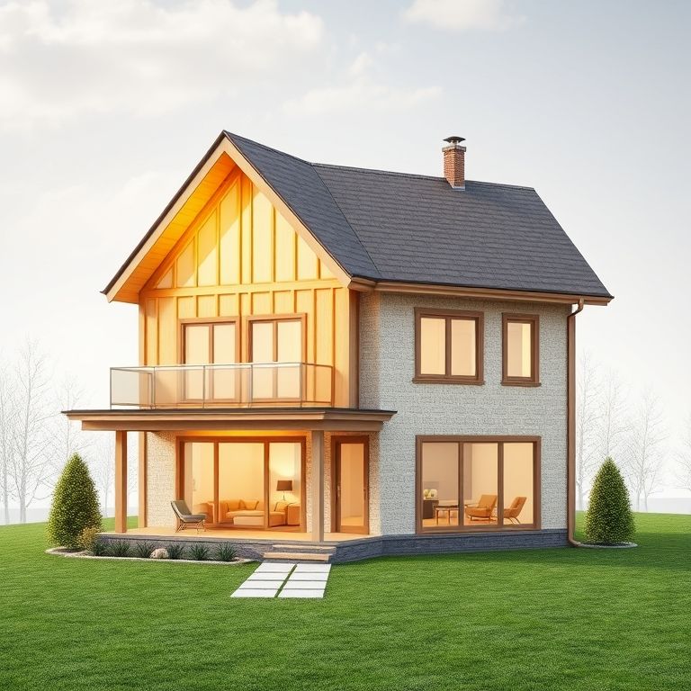Energy Efficiency Insulation Report and Design for Energy House: Optimising HVAC Systems in Doubleview Waterfront Properties